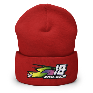 'Hyper' Dirt Oval RC Racing Custom Embroidered Beanie - Darkside Studio Arts LLC.