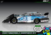 Bolt graphics kit for JBody RC Crate Late Model — Blue — universal example artwork preview 3