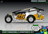 Booze Cruiser graphics kit for JBody RC Mini Mudboss — universal example artwork preview 1