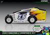 Hyper graphics kit for JBody RC Mini Mudboss — Cosmos — universal example artwork preview 3