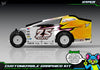 Hyper graphics kit for JBody RC Mini Mudboss — Red Rocket — universal example artwork preview 9
