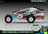 Neon Series IV graphics kit for JBody RC Mini Mudboss — Neon Red — universal example artwork preview 4