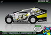 Series 5X graphics kit for JBody RC Mini Mudboss — Yellow — universal example artwork preview 8