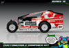 Series 7X graphics kit for JBody RC Mini Mudboss — Red — universal example artwork preview 6