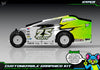 Hyper graphics kit for JBody RC Standard Mudboss — Mono I — universal example artwork preview 5