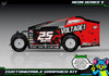 Neon Series V graphics kit for JBody RC Standard Mudboss — Neon Red — universal example artwork preview 5