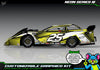Neon Series III graphics kit for Losi 1/10 22S Dirt Late Model — Neon Yellow — universal example artwork preview