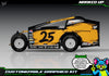 'Marked Up' High Vis Neon Customizable Decal Skin Kit For Salvas Mudboss Traxxas Slash Dirt Oval Short Course Racing | Darkside Studio Arts LLC - 3