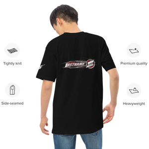 Custom Men’s Premium Heavyweight Tee Designed For RC Racers of Traxxas Slash Modified - Darkside Studio Arts LLC.