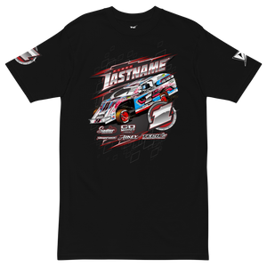 Custom Men’s Premium Heavyweight Tee Designed For RC Racers of Traxxas Slash Modified - Darkside Studio Arts LLC.