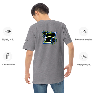 Custom Designed Men’s Premium Heavyweight Tee For RC Boat Racing of Pro Boat Sonicwake UL-19 & More! - Darkside Studio Arts LLC.