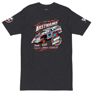 Custom Men’s Premium Heavyweight Tee Designed For RC Racers of Traxxas Slash Modified - Darkside Studio Arts LLC.