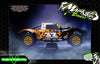 'Series V' Themed Graphics Kit Fits Losi® 5IVE-T Series | Losi® 5IVE-T 1.0 | Losi® 5IVE-TE 3.0 | 30° North Big Flex Body | King Motor | Rovan | Darkside Studio Arts LLC.