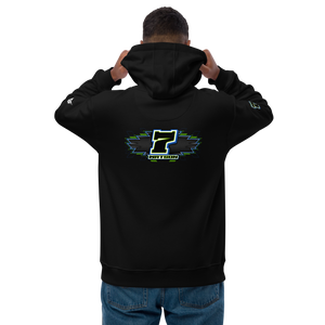 'Need For Speed' Custom Designed Men’s Premium Heavyweight Hoodie For RC Dirt Oval Carpet Racing - Darkside Studio Arts LLC.