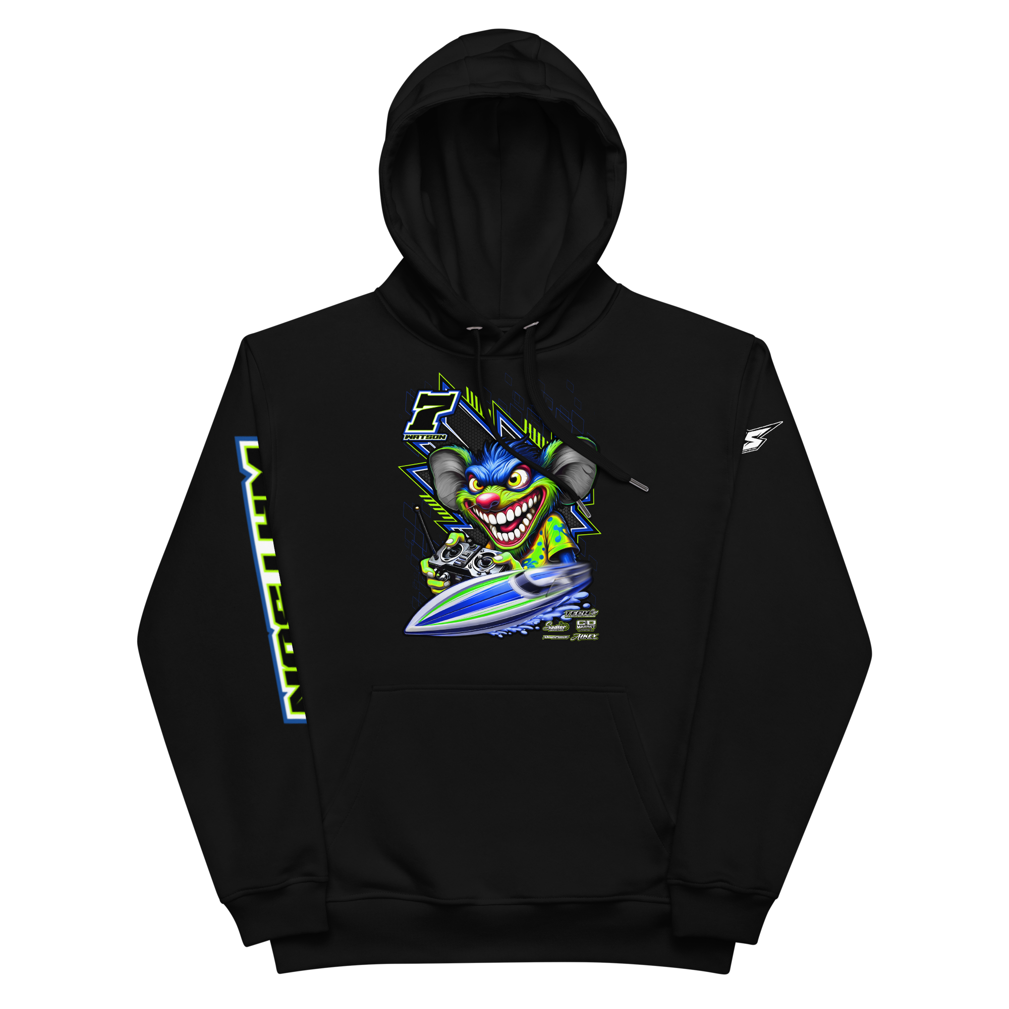 Custom Designed Men's Premium Heavyweight Hoodie For RC Boat Custom Designed Men's Premium Heavyweight Hoodie For RC Boat