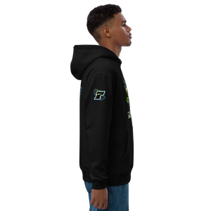 'Need For Speed' Custom Designed Men’s Premium Heavyweight Hoodie For RC Dirt Oval Carpet Racing - Darkside Studio Arts LLC.