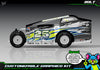 'Bolt' Customizable Decal Skin Kit Fits Salvas Mudboss / SE2 Sprint Lexan Body For Traxxas Slash Dirt Oval Short Course Racing | Darkside Studio Arts LLC - 1