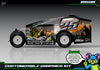 'Bassin' Customizable Decal Skin Kit Fits Salvas Mudboss / SE2 Sprint Lexan Body For Traxxas Slash Dirt Oval Short Course Racing | Darkside Studio Arts LLC - 6