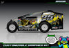 'Bassin' Customizable Decal Skin Kit Fits Salvas Mudboss / SE2 Sprint Lexan Body For Traxxas Slash Dirt Oval Short Course Racing | Darkside Studio Arts LLC - 4