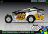 'Booze Cruiser' Customizable Decal Skin Kit Fits Salvas Mudboss / SE2 Sprint Lexan Body For Traxxas Slash Dirt Oval Short Course Racing | Darkside Studio Arts LLC - 1