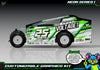 'Neon Series I' Customizable Decal Skin Kit Fits Salvas Mudboss / SE2 Sprint Lexan Body For Traxxas Slash Dirt Oval Short Course Racing | Darkside Studio Arts LLC - 5