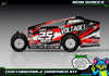 'Neon Series II' Customizable Decal Skin Kit Fits Salvas Mudboss / SE2 Sprint Lexan Body For Traxxas Slash Dirt Oval Short Course Racing | Darkside Studio Arts LLC - 2