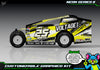 'Neon Series II' Customizable Decal Skin Kit Fits Salvas Mudboss / SE2 Sprint Lexan Body For Traxxas Slash Dirt Oval Short Course Racing | Darkside Studio Arts LLC - 4