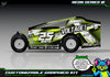 'Neon Series III' Customizable Decal Skin Kit Fits Salvas Mudboss Lexan Body For Traxxas Slash Dirt Oval Short Course Racing | Darkside Studio Arts LLC - 1