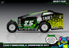 'Scatter' Customizable Decal Skin Kit Fits Salvas Mudboss / SE2 Sprint Lexan Body For Traxxas Slash Dirt Oval Short Course Racing | Darkside Studio Arts LLC - 4