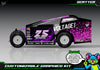 'Scatter' Customizable Decal Skin Kit Fits Salvas Mudboss / SE2 Sprint Lexan Body For Traxxas Slash Dirt Oval Short Course Racing | Darkside Studio Arts LLC - 5