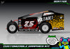 'Scatter' Customizable Decal Skin Kit Fits Salvas Mudboss / SE2 Sprint Lexan Body For Traxxas Slash Dirt Oval Short Course Racing | Darkside Studio Arts LLC - 3