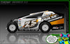 'Series 5X' Customizable Decal Skin Kit Fits Salvas Mudboss / SE2 Sprint Lexan Body For Traxxas Slash Dirt Oval Short Course Racing | Darkside Studio Arts LLC - 1