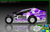 'Series 7X' Customizable Decal Skin Kit Fits Salvas Mudboss / SE2 Sprint Lexan Body For Traxxas Slash Dirt Oval Short Course Racing | Darkside Studio Arts LLC - 1