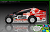 'Series 7X' Customizable Decal Skin Kit Fits Salvas Mudboss / SE2 Sprint Lexan Body For Traxxas Slash Dirt Oval Short Course Racing | Darkside Studio Arts LLC - 6
