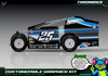 'Throwback' Customizable Decal Skin Kit Fits Salvas Mudboss / SE2 Sprint Lexan Body For Traxxas Slash Dirt Oval Short Course Racing | Darkside Studio Arts LLC - 2