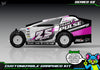 'Series 5X' Customizable Decal Skin Kit Fits Salvas Mudboss / SE2 Sprint Lexan Body For Traxxas Slash Dirt Oval Short Course Racing | Darkside Studio Arts LLC - 6
