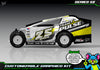 'Series 5X' Customizable Decal Skin Kit Fits Salvas Mudboss / SE2 Sprint Lexan Body For Traxxas Slash Dirt Oval Short Course Racing | Darkside Studio Arts LLC - 8