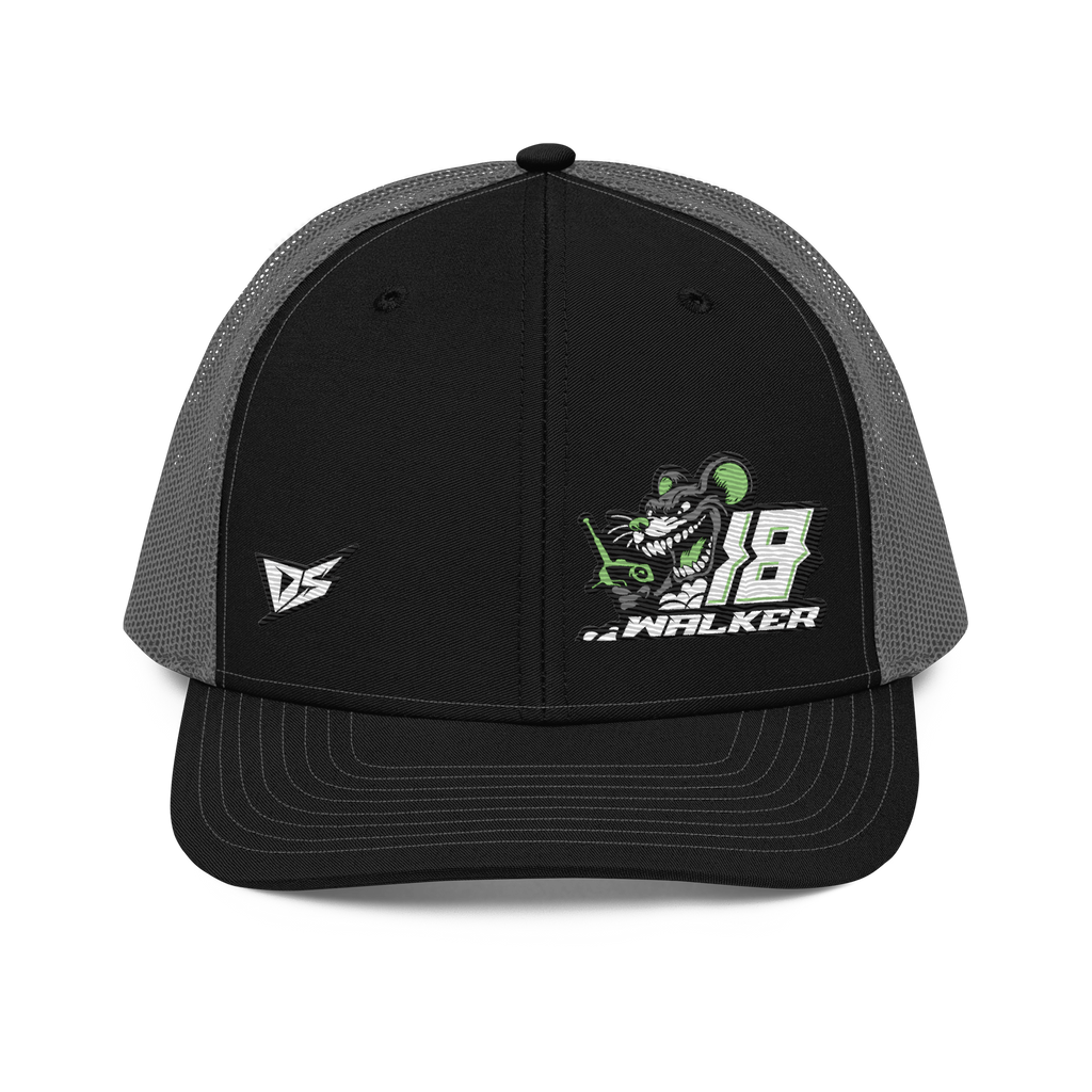 'Ready To Race' Dirt Oval RC Racing Custom Embroidered Snapback Trucker Cap V3 | Darkside Studio Arts LLC.