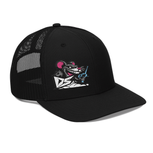 Darkside Studios Company Logo Dirt Oval RC Racing Custom Embroidered Trucker Cap - Darkside Studio Arts LLC.