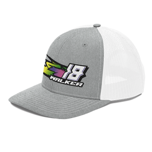 'Hyper' Dirt Oval RC Racing Custom Embroidered Snapback Trucker Cap - Darkside Studio Arts LLC.