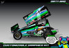 'Dirty Bird' Themed Graphics Wrap Kit Fits Losi® 22S Sprint Car OEM Body | Pro-Line Lightweight Body | Darkside Studio Arts LLC - 2