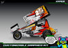 'Hyper' Themed Graphics Wrap Kit Fits Losi® 22S Sprint Car OEM Body | Pro-Line Lightweight Body | Darkside Studio Arts LLC - 6