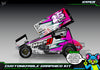'Hyper' Themed Graphics Wrap Kit Fits Losi® 22S Sprint Car OEM Body | Pro-Line Lightweight Body | Darkside Studio Arts LLC - 10