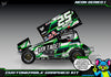 'Neon Series I' Themed Graphics Wrap Kit Fits Losi® 22S Sprint Car OEM Body | Pro-Line Lightweight Body | Darkside Studio Arts LLC - 2