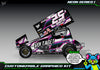 'Neon Series I' Themed Graphics Wrap Kit Fits Losi® 22S Sprint Car OEM Body | Pro-Line Lightweight Body | Darkside Studio Arts LLC - 3