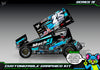 'Series 1X' Themed Graphics Wrap Kit Fits Losi® 22S Sprint Car OEM Body | Pro-Line Lightweight Body | Darkside Studio Arts LLC - 3