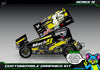 'Series 1X' Themed Graphics Wrap Kit Fits Losi® 22S Sprint Car OEM Body | Pro-Line Lightweight Body | Darkside Studio Arts LLC - 6