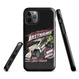 Customizable RC Racing Inspired 3-Layer Tough Case for iPhone® Designed For RC Racers Of Salvas Mudboss - Darkside Studio Arts LLC.