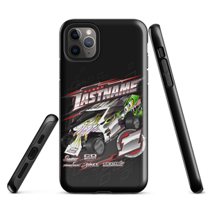 Customizable RC Racing Inspired 3-Layer Tough Case for iPhone® Designed For RC Racers Of Salvas Mudboss - Darkside Studio Arts LLC.