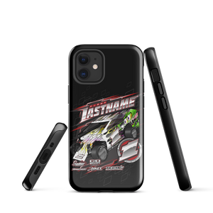 Customizable RC Racing Inspired 3-Layer Tough Case for iPhone® Designed For RC Racers Of Salvas Mudboss - Darkside Studio Arts LLC.